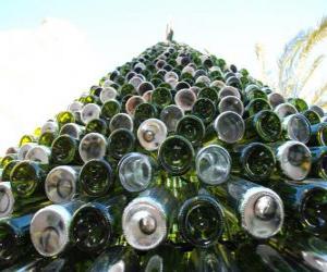 yapboz Noel ağacı, 5.000 geri dönüşümlü şişe